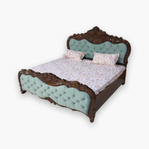 Luxury Upholstered Wooden Bed